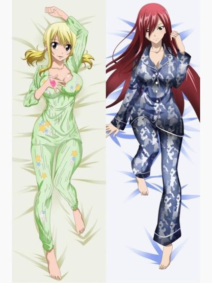 Erza & Lucy Body Pillow Erza & Lucy Pyjama - Image 2