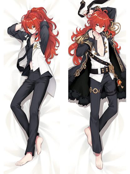 Diluc Body Pillow Genshin Impact Diluc - Image 2