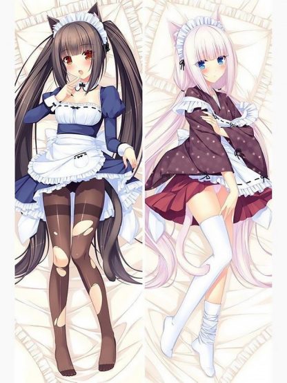 Chocola and Vanilla Body Pillow Nekopara Chocola and Vanilla Maid - Image 2