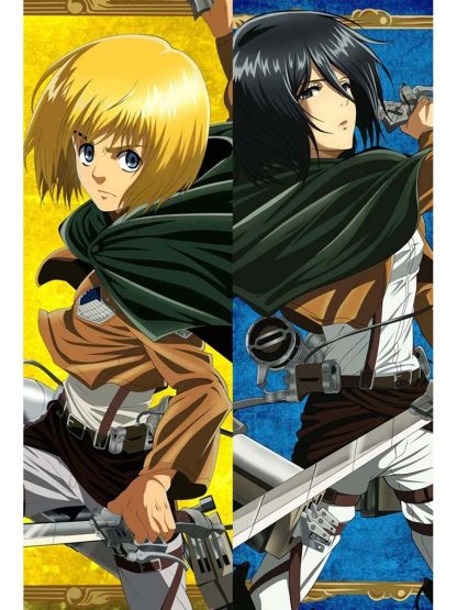 Armin Attack on Titan Armin and Mikasa Body Pillow - Image 2