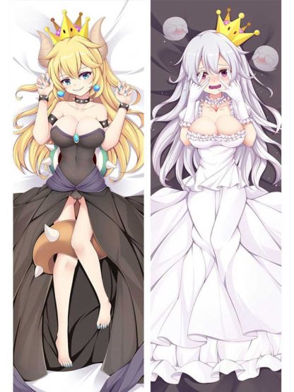 Bowsette Body Pillow Bowsette and boosette - Image 2