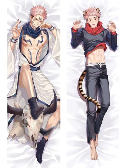 Itadori X Sukuna Body Pillow Itadori Sukuna - Image 2