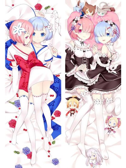 Rem Body Pillow Rem Ram Kawaii - Image 2