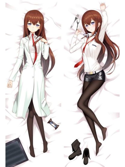 Makise Kurisu Lab Coat Kurisu Makise Body Pillow - Image 2