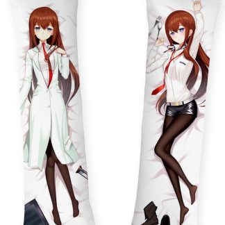 Makise Kurisu Lab Coat Kurisu Makise Body Pillow