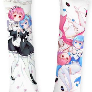 Rem Body Pillow Rem and Ram chibi